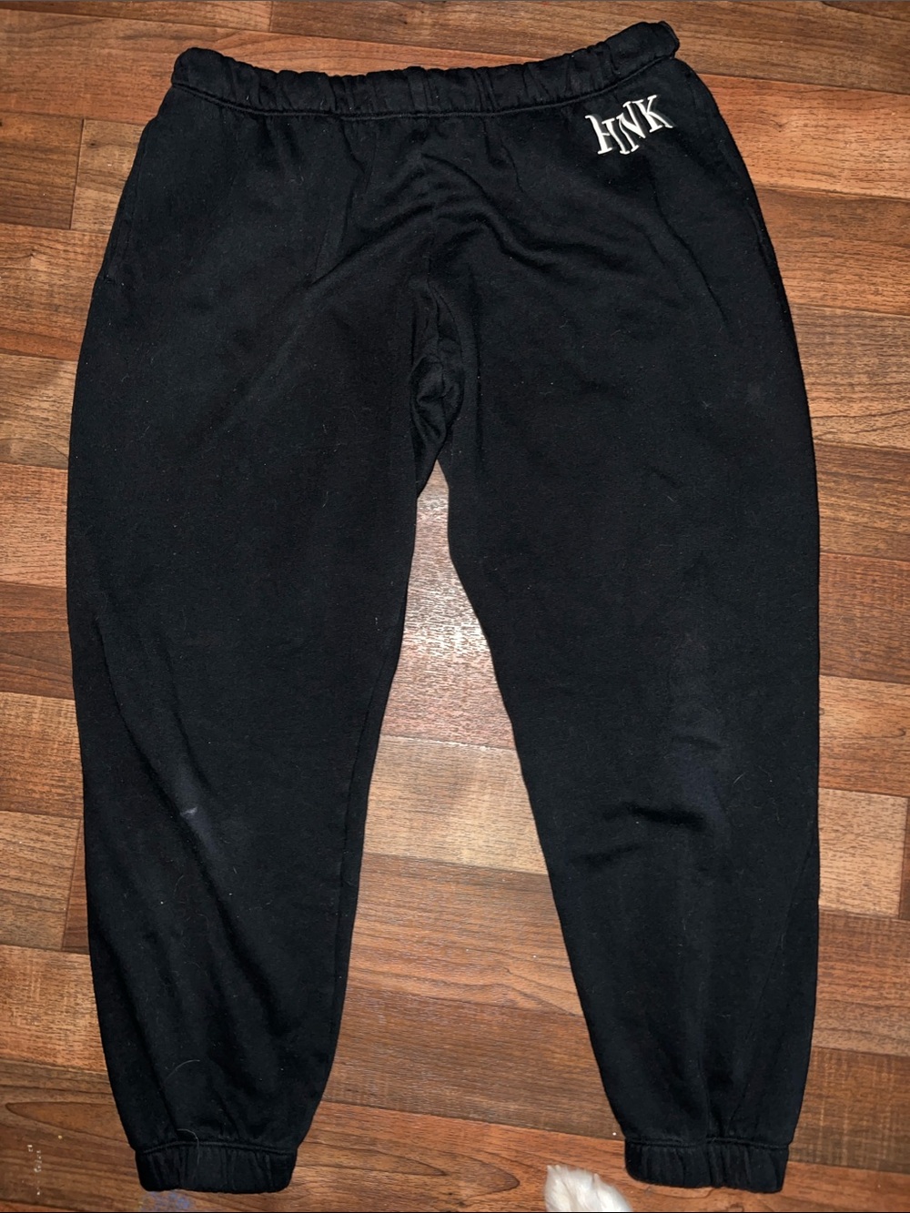 PINK Victoria's Secret Black Logo Jogger Pants
